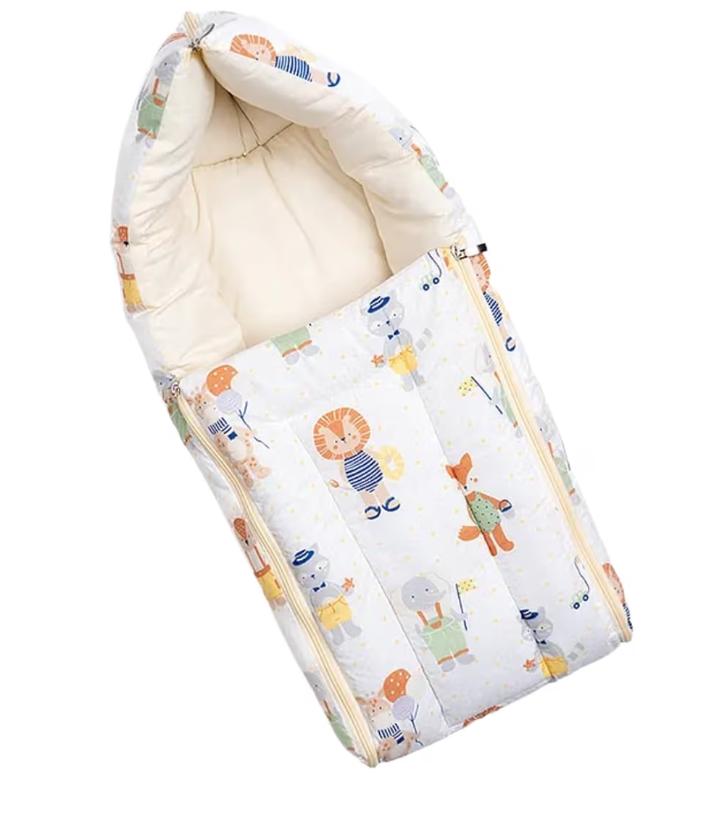 Forest animal baby sleeping bag
