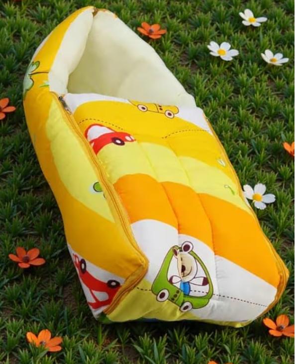 Cartoon Cars Bright Yellow Baby Carry Nest