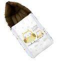 Baby Carry Nest & Sleeping Bag - White & Brown Owl Theme