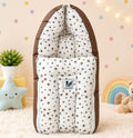 Dual-Tone Star Print Baby Carry Nest